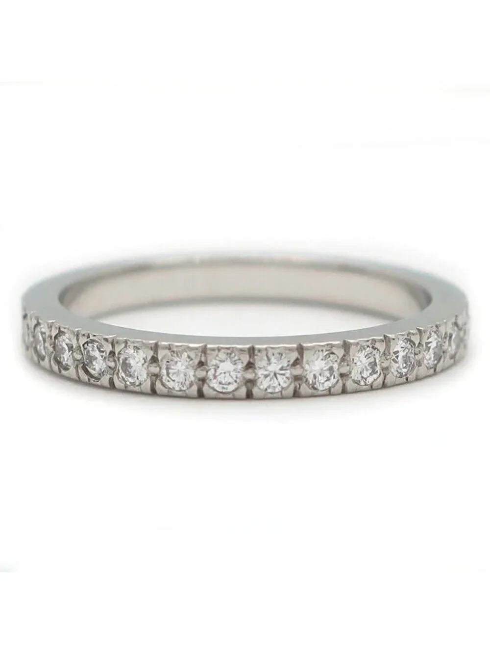 Tiffany & Co Ten Full Eternity Ring Platinum Diamond